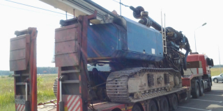 Перевозка экскаваторов на трале - 5