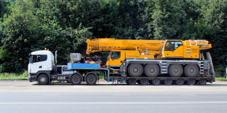 Перевозка автокрана Liebherr