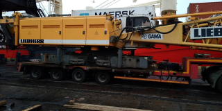 Транспортировка крана Liebherr - фото №2