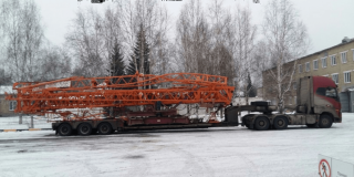 Погрузка и доставка башенного крана