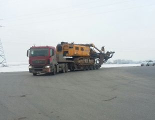 Перевозка крупногабаритного трубоукладчика